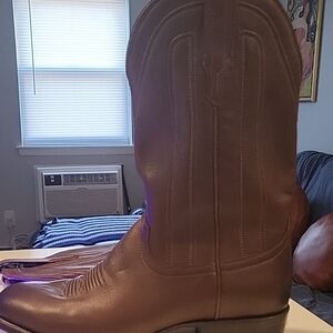 Tecovas Brown Leather Cowboy Boots